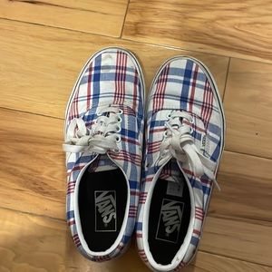 Used Red, White, and Blue Vans